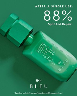RCo BLEU Split End Fix Serum Seals Split Ends Enhances Softness Reinforces Strength Vegan, Sustainable Cruelty-Free 2 Fl Oz