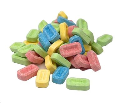 YANKEETRADERS Classic Pez 4 Flavor Assortment, Sour Unwrapped, Candy Dispenser Refill, 4 Pounds