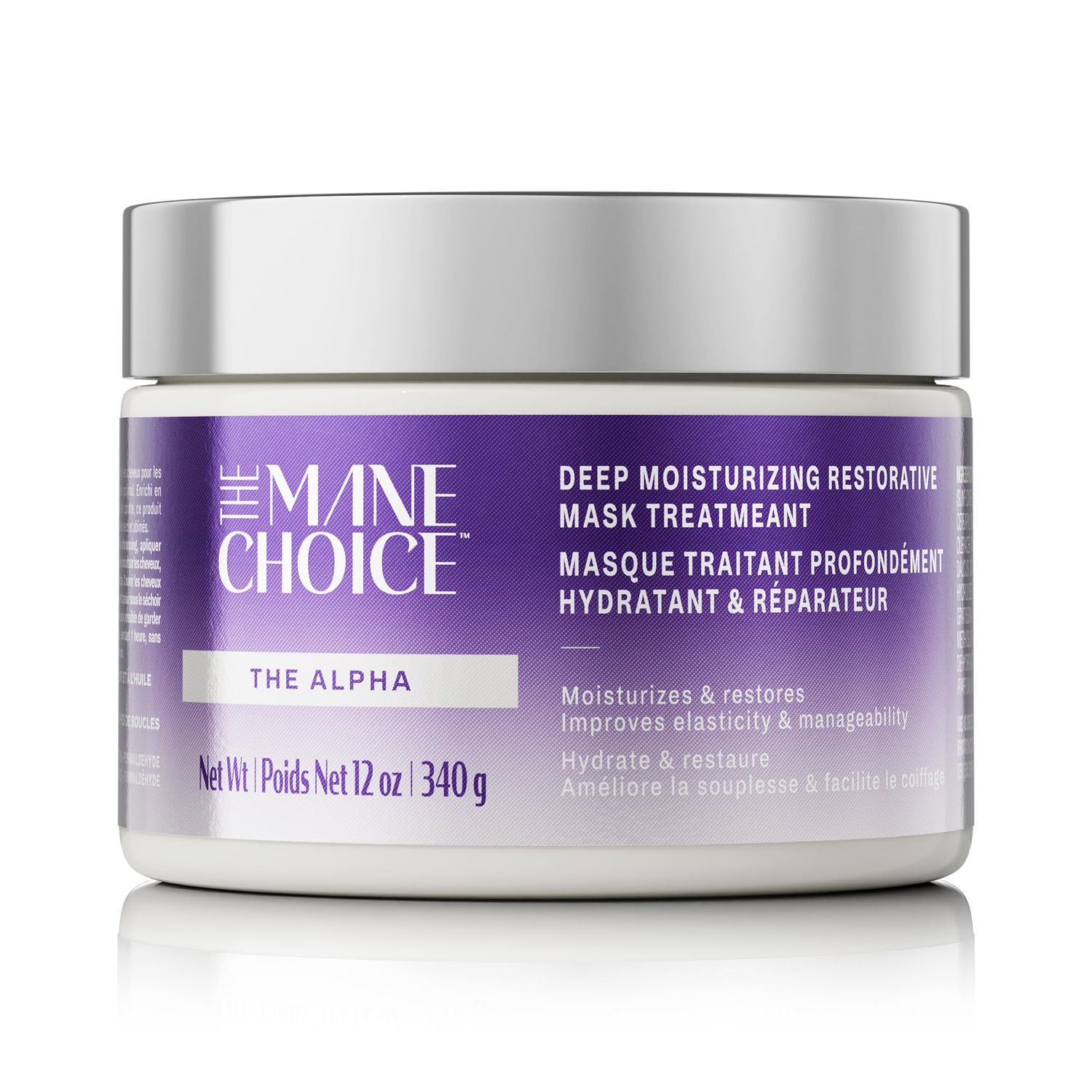 The Mane Choice The Alpha Hair Mask, Green Tea Carrot Mask Treatment, 12 oz, Deep Moisturizing Restorative, Anti Frizz, Helps Restore Dry, Damaged Hair, Paraben Sulfate Free