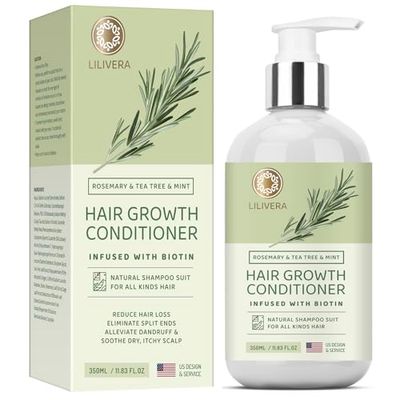 Lilivera Rosemary Hair Growth Conditioner, 11.8 Fl Oz (Pack of 1), white1