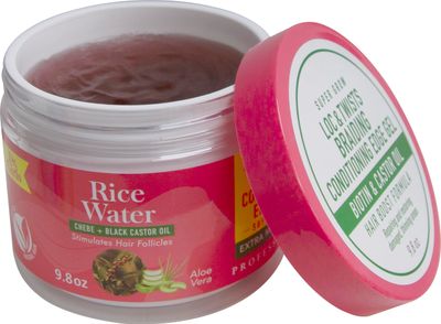 Dr Girls Locs Twists Braiding Conditioning Edge GelChebe and Black Castor Oil 9.8oz 48 Hours Hold