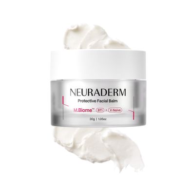 NEURADERM Protective Facial Balm, Rich Cream Ceramide Moisturizer with Hyaluronic Acid and Cica to Protect Skin Barrier and Soothe Irritated Skin Non-Comedogenic (30g, 1.05oz)