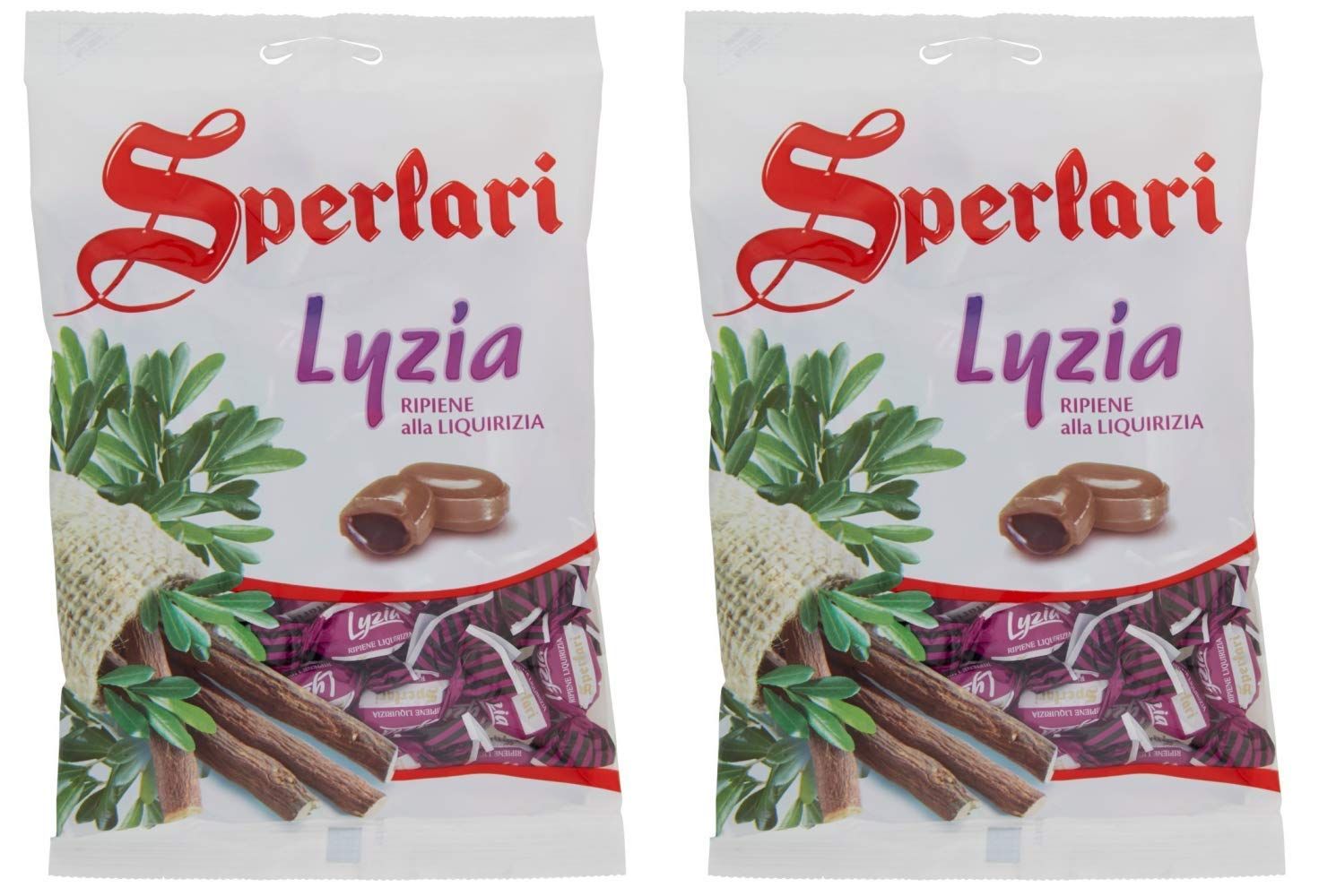 Sperlari Lyzia Licorice FIlled Candy 175g, pack of 2