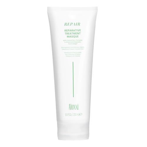 ALOXXI Repair Hair Mask for Color-Treated Hair - Hair Treatment Mask with Keratin Peptides - Deep Treatment Masque for Dull Damaged Hair, 6.8Fl Oz