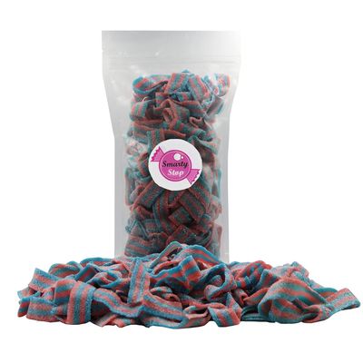 Smarty Stop All Sour Belts Flavor Gummy Candy 1 Pound (Cotton Candy)