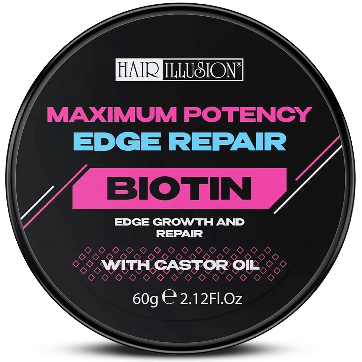 Hair Illusion Maximum Potency Edge Repair with Biotin and Castor Oil