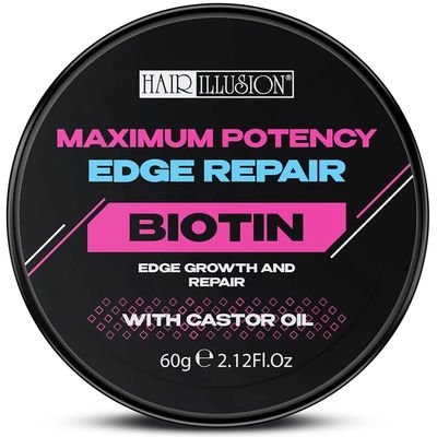 Hair Illusion Maximum Potency Edge Repair with Biotin and Castor Oil