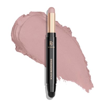 FV Long Lasting Cream Eyeshadow Stick, Waterproof High Pigmented Eye Shadow Sticks Duo with Blending Brush, Crease-Proof Natural Finish Eyeshadow Pencil, Rose Matte