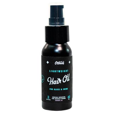 O&#39;Douds Lightweight Hair Oil - Adds Gloss, Shine Luster with Frizz Control - For Fine, Thin Naturally Greasy Hair - Eucalyptus Sage Scent, 20z.