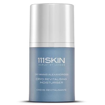 111SKIN Cryo Revitalising Moisturiser, Hydrating Gel Face Cream with Hyaluronic Acid, Ginseng Complex ATP for Skin Neck, Firming Tightening Daily Face Moisturizer for All Skin Types, 1.69 fl oz