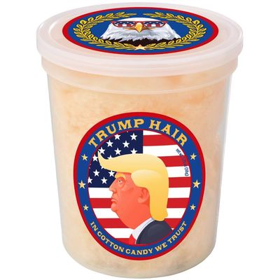 Trump Hair Flavor Cotton Candy - Unique Gourmet Treat, 1.75 oz Tub