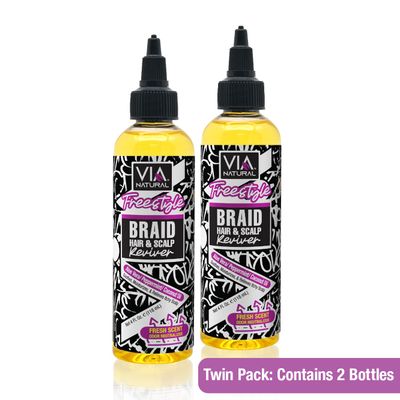VIA Freestyle Braid Hair Scalp Reviver - pack of 2