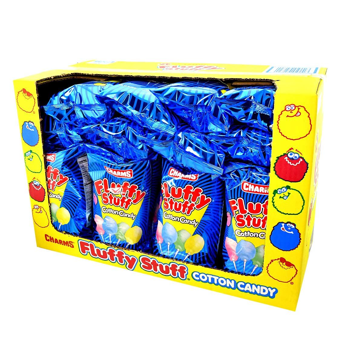 Fluffy Stuff Cotton Candy, 24 3.5 OZ Bags