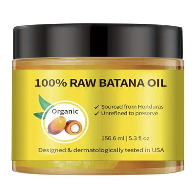Batana Oil for Hair Growth, Dr Sebi 100 Pure Raw Organic Batana Oil Butter, Deep Moisturizing Treatment for Dry, Damaged Hair Scalp, Repairs, Hydrates Restores, 100g.
