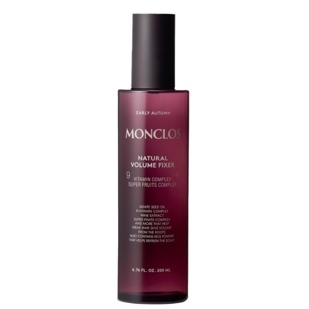 Natural Volume Fixer 6.76 fl. oz. 200 ml, volume up, no white cast, 24h-hold, hairstyling, Extra Strong Hold, Dryness Prevention, All-Natural Ingredients, Korean hair products kbeauty