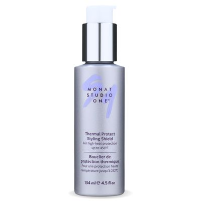MONAT Studio One Thermal Protect Styling Shield - Heat Protectant for Hair Styling Products. Thermal Protection for Hair From Extreme Heat of Straightening Hair Products - Net Wt. 134 ml 4.5 fl oz