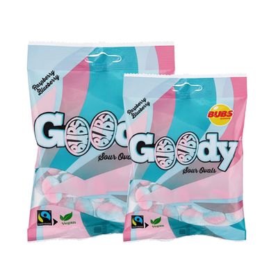 Bubs Swedish Candy Mix - Authentic Swedish Gummies - Sweet Salty Treats - Goody sour ovals Bubs - Vegan Plant-Based, Halal, Kosher - Available in 1.lbs, 2.lbs, 3.lbs. (2-pack)