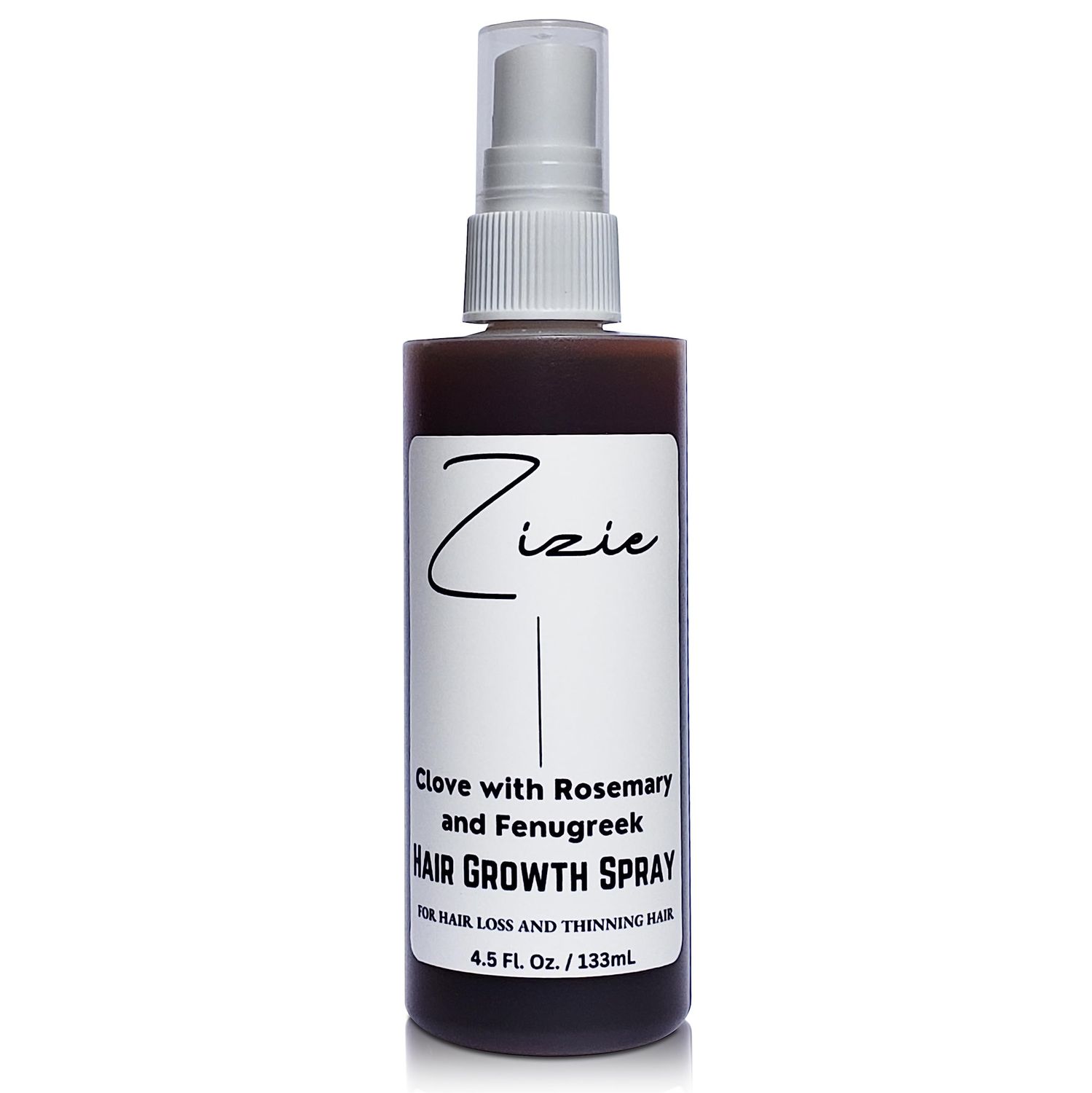 Zizie Clove Hair Growth Spray Balanced Enhancer For Thickening Damaged, Falling, Thin Hair with Rosemary Fenugreek, Aloe Vera, Oregano, Hibiscus. For Dry, Weak Hair, for men, women