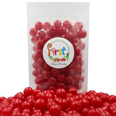 Sour Chewy Fruit Candy Balls (Red Cherry, 5 Pound)
