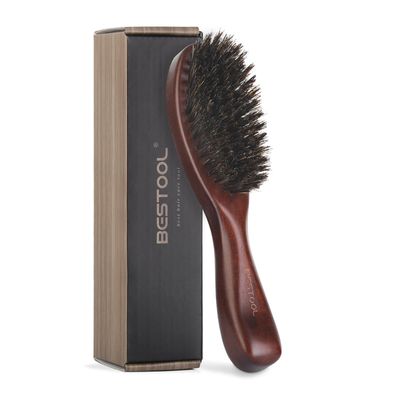 BESTOOL Hair Brush,Boar Bristle Hair Brush for Men Slick Back Hairbrush for Styling Smoothing Detangling