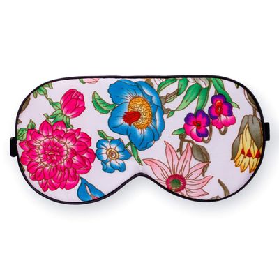 Maxfeel 100 Pure Silk Eye Mask - Sleep Eye Cover in Printed Colors (10)