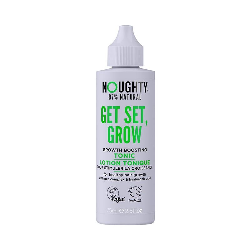 Noughty 97 Natural Get Set Grow Tonic, Leave in Treatment for Thicker and Fuller Looking Hair, 97 Natural, with Pea Complex and Hyaluronic Acid 75ml