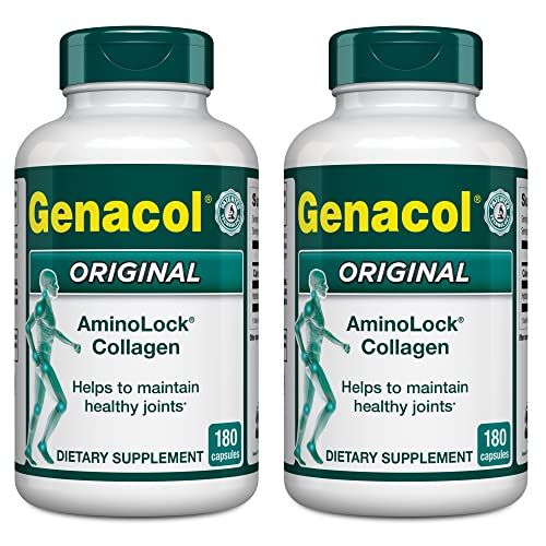 Genacol Collagen Pills for Joint Health Enhanced Absorption Joint Supplements for Men and Women Gluten-Free, Non-GMO Colageno Hidrolizado Original 2-Pack, 360 Capsules