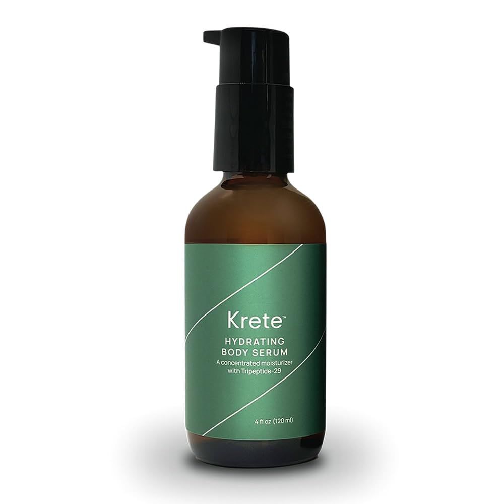 KRETE Hydrating Body Serum for Men - Moisturize, Smooth, Hydrate Strengthen Your Skin In 30-Seconds, Oil-Free, All Skin Types, with Tripeptide-29 Hyaluronic Acid