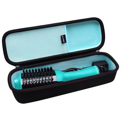 Hard Travel Case for REVLON One-Step Volumizer Original 1.0 Volumizer Plus 2.0 Hair Dryer and Hot Air Brush,Teal (Case Only)