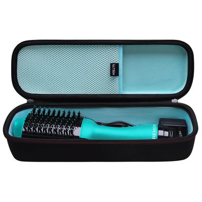 Hard Travel Case for REVLON One-Step Volumizer Original 1.0 Volumizer Plus 2.0 Hair Dryer and Hot Air Brush,Teal (Case Only)