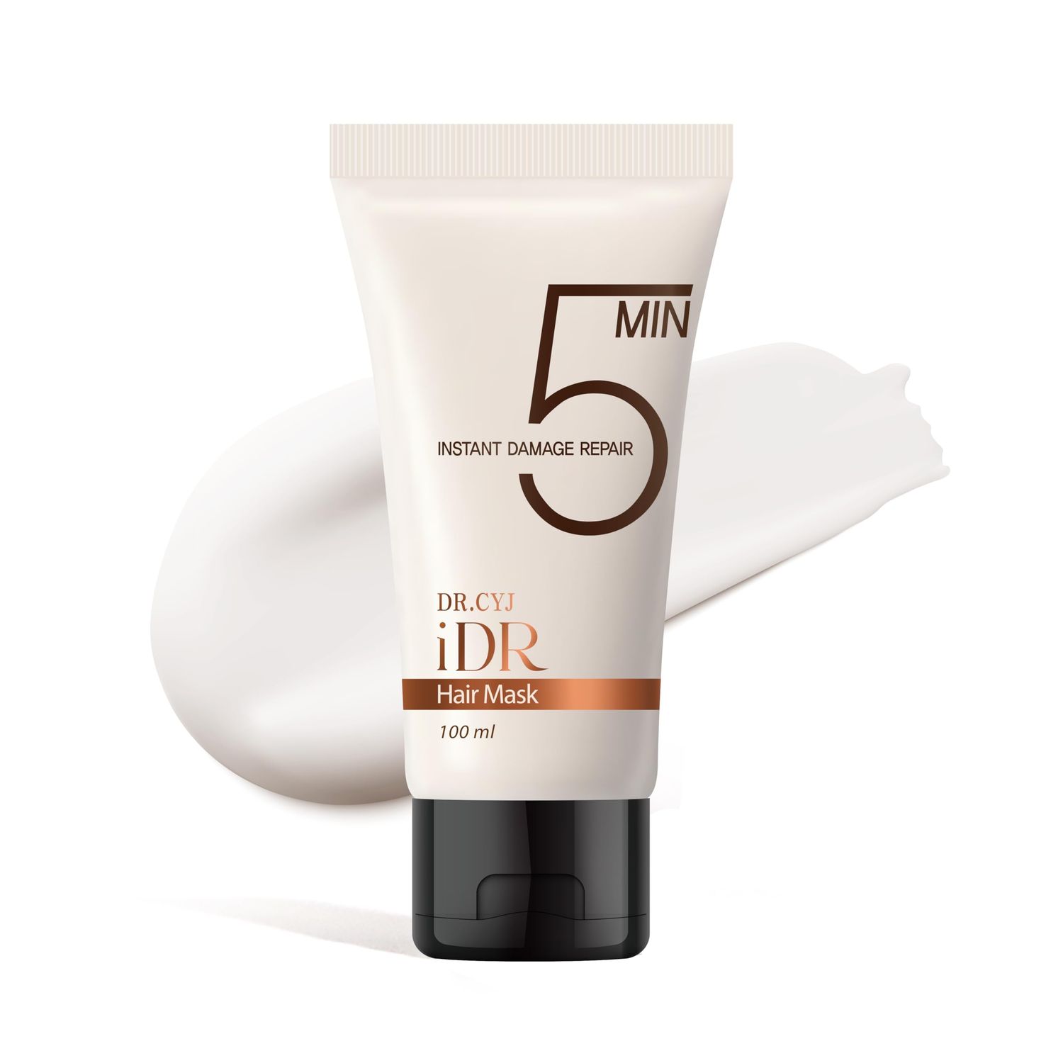 DR. CYJ iDR Hair Mask 3.38oz, 100ml, Korea Hair Care Brand, Instant Damage Repair, Instant Result, Clinically Proven Safety, Longer Lasting, Effective for all Hair Damages