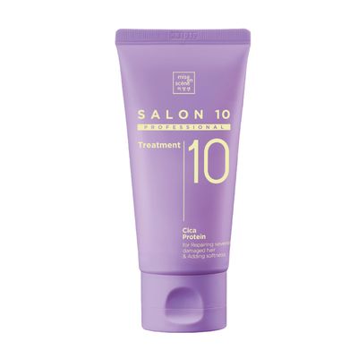 Mise En Scene Salon 10 Professional Cica Protein Deep Conditioner for Damaged Hair - Treatment with Centella Asiatica, Bond Repair Hair Masks, Low Porosity Care, 7.27 Fl. Oz. (215ml)