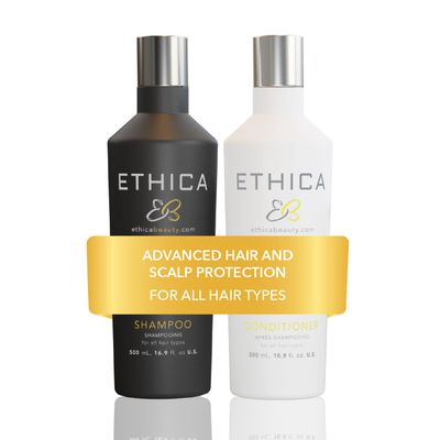 Shampoo and Conditioner. Clarifying Deep Conditioning. Promotes Strong Healthy Hair, Scalp Health, and Hair Growth, 16.9 Oz