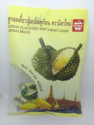 DURIAN FLAVOURED, Soft Chewy Candy, MITMAI Brand, 110g