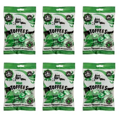 Walkers&#39; Nonsuch Mint Toffee Made with Whole Milk Natural Mint Flavor Imported from UK Traditional British Candy Classic English Sweets 5.29 Oz (150g)
