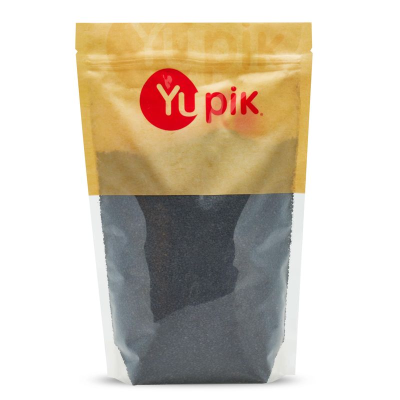 Yupik Raw Black Sesame Seeds, 2.2 lb (35.2 oz), Gluten-Free, Kosher, Vegan, Natural Black Seeds, Unroasted, Unsalted, Plant-Based Protein, Source of Fiber, Iron Calcium, Ideal for Cooking Baking