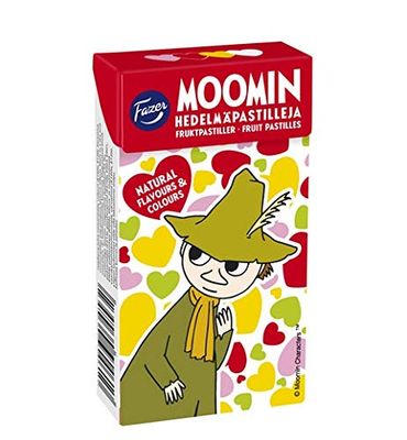Fazer MoominFruit Pastilles Gummy 4 boxes of 40g