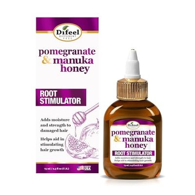 Difeel Pomegranate Manuka Honey Root Stimulator 2.5 oz. - Deep Scalp Hair Oil Treatment