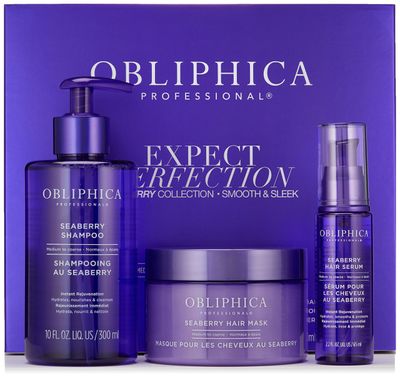 Obliphica Expect Perfection Sleek Smooth Seaberry Collection - Unleash the Power of Effortlessly Sleek and Smooth Hair, Radiating with Health, Elegance, and Unmatched Brilliance.