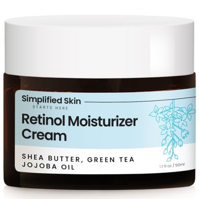 Retinol Cream for Face - 2.5 Retinol with Vitamin E Hyaluronic Acid for Anti-Aging Wrinkles - Night Cream for Face - Hydrating Facial Moisturizer - 1.7 Oz