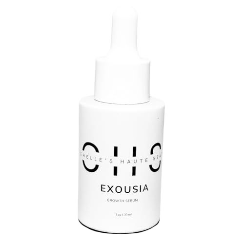 Chelle&#39;s Haute Seat Hair Growth Serum, Light Weight, Plant-based, Cruelty free, Reduce Shedding, Strengthening, Harsh Chemical Free, Thicker, Fuller Hair, DHT Blocker