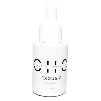 Chelle&#39;s Haute Seat Hair Growth Serum, Light Weight, Plant-based, Cruelty free, Reduce Shedding, Strengthening, Harsh Chemical Free, Thicker, Fuller Hair, DHT Blocker