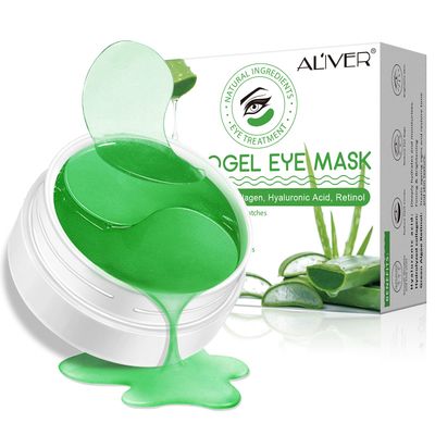 sefudun Aloe Veoe Eye Patches,Hydrogel Under Eye Masks for Dark Circles,Anti Wrinkle Treatment,Under Eye Gel Pads,Eye Mask for Puffy Eyes, Skincare,Hydrating 60 Pieces30 Pairs