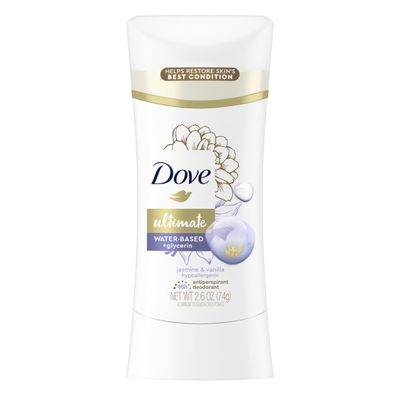Dove Ultimate Antiperspirant Deodorant Stick Jasmine Vanilla 2.6 oz