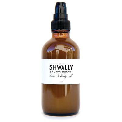 Shwally Nourish Protect Hair Body Oil Serum - Pure Emu, Rosemary, Macadamia, Castor, Coconut Olive Oils For Hair Growth, Strengthening, Split Ends Dry Scalp - 6 Months Supply - 4 OZ