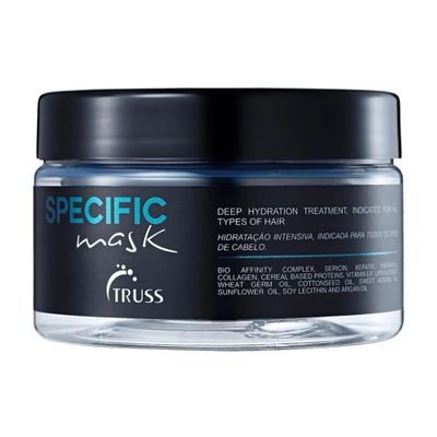 Truss Professional Specific Mask - Hydrating Hair Mask with Argan Oil - Deep Hydration - Repair Seal Damaged Hair Cuticle; Extends Color; Prevents Split Ends; Prevents Color Fading (6.35oz)