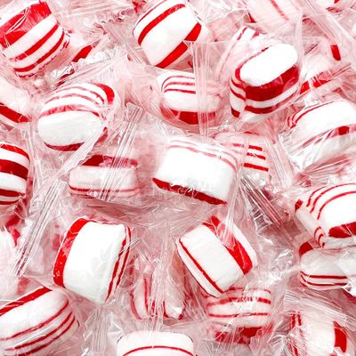 Peppermint Puffs Candy 2-Pound Bag Refreshing Mints, Individually Wrapped