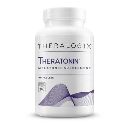 Theralogix Theratonin Melatonin Supplement - 90-Day Supply - Sleep Support Supplement - Melatonin to Aid a Good Night&#39;s Sleep - Supplement for Women to Support Fertility - NSF Certified - 90 Tablets