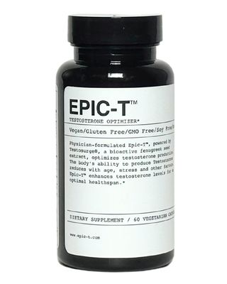 Epic-T Testosterone Optimizer - 60 Servings Vegan, Gluten-Free, Non-GMO, Soy-Free Supplement with Testosurge Fenugreek Seed Extract, Vitamin B6, B12, Zinc, Rhodiola, Boron, Pantothenic Acid