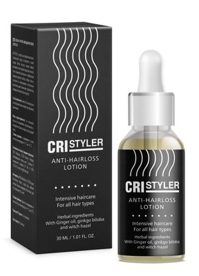 Hendel CRISTYLER Hair Growth Lotion, 1 fl.oz (30 ml), Intensively Nourishes and Moisturizes, Suitable for All Hair Types